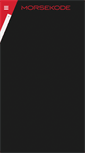 Mobile Screenshot of morsekode.com
